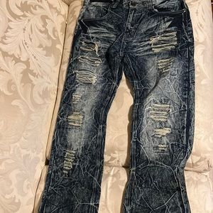 Stone wash jean size 34